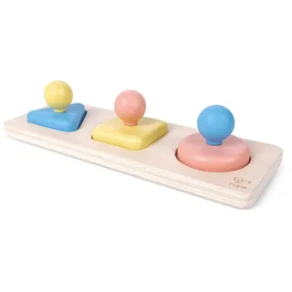 HaPe E0072 - Montessori-Spiegelpuzzle Holz/Reismaterial