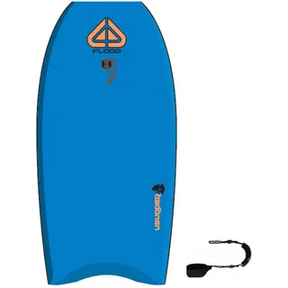 FLOOD Bodyboard Usurper 44 Blau Orange Surfboard Schwimmbrett Boogieboard