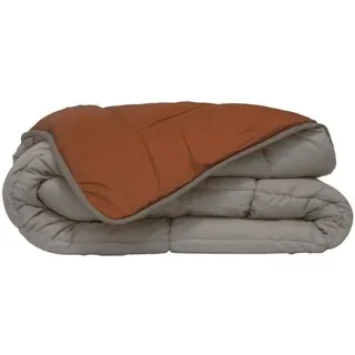 Warme Bettdecke aus Mikrofaser von Pebble & Ginger, 220 x 240 cm - Grau