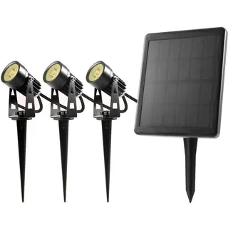 bold garden Bold LED-Solar- Erdspießstrahler LED/1W 3er-Set
