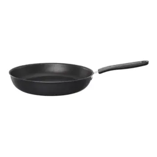 Fiskars Functional Form Bratpfanne, unbeschichtet, Hochwertige Pfanne aus langlebigem als auch stabilem Aluminium, 1 Bratpfanne, 28 cm Durchmesser