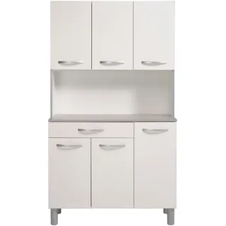 Parisot Buffet Spoon 1 mit viel Stauraum 100 x 185 x 40 Weiß