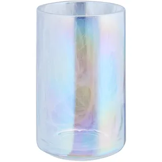 KLEINE WOLKE Zahnputzbecher Opalis Glas Silber Perlmutt