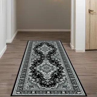 OTTO home "Oriental, Made in Belgium" rechteckig 7 mm Höhe Läufer, Brücke, Kurzflor, Orient-Optik, mit Bordüre, gewebt,