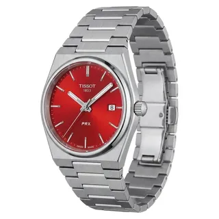 TISSOT PRX Quarz Leder 35 mm T1372101142100