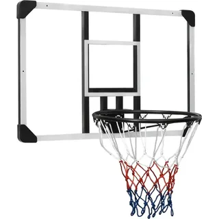 vidaXL Basketballkorb Transparent 90x60x2,5 cm Polycarbonat - Transparent