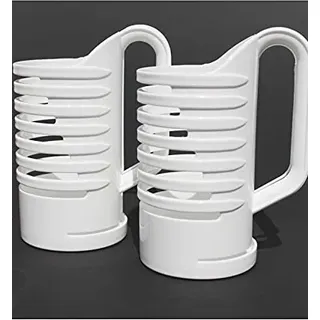 JOSKO Produkte 790 Flaschenhalter und Aufbewahrer für die meisten Flaschenarten 2 TLG Set. Leichter gießen. Halter mit großen Henkeln, Kunststoff