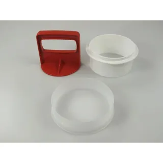 TUPPERWARE Küchenhelfer Hamburger-Maker Former Presse Frikadellen + Behälter 15261