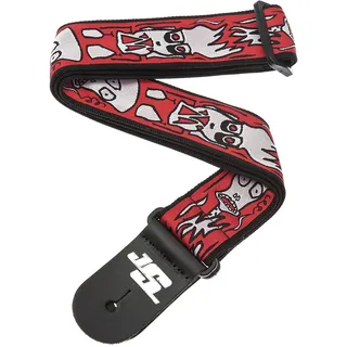 Planet Waves 50JS02 Gewebegurt Nylongewebe Joe Satriani Collection Up in Flames Länge: 1520mm Breite: 50mm