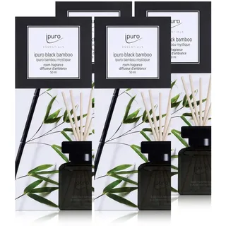 Essentials by Ipuro black bamboo 50ml Raumduft (4er Pack)