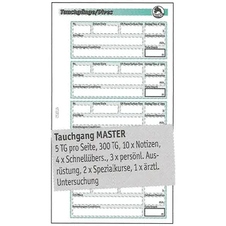 sub-base Logbuchsysteme Tauchgangseiten Master