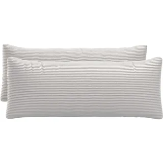 INOSIGN Coco Sofakissen 64 x 24 cm Silber