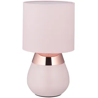 Relaxdays Nachttischlampe Rosa
