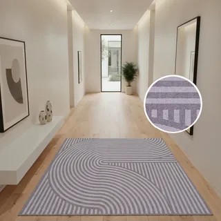 Fußmatte OTTO HOME "Sammo, Schmutzfangmatte, Teppich, für Hausflur und Wohnbereiche", grau, B:140cm H:5mm L:190cm, Kunstfaser, Teppiche, Fußmatte, Indoor, Eingangsmatte, Design, Scandi, Zen, rutschfeste Unterseite