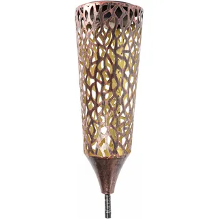 LED SOLAR METAL DESIGN GARTEN LEUCHTE mit AAA 1.2V Akku