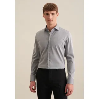 seidensticker Businesshemd »Schwarze Rose« X-Slim 1/1 Kentkragen Uni, grau