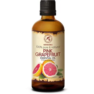 Ätherisches Grapefruitöl 100ml - Citrus Paradisi - Grapefruit Rose - Aromatherapie Öl für Diffusers & Duftlampen - Duftöle für Seifenherstellung - Öle für Haut & Haare - Naturreine Ätherische Öle