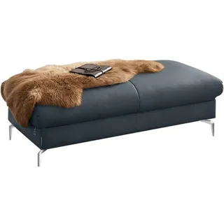 W.Schillig Polsterhocker »piedroo« Füße in Chrom glänzend, blau