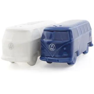 BRISA VW Collection 3D Salz- und Pfefferstreuer Keramik, blau/weiß