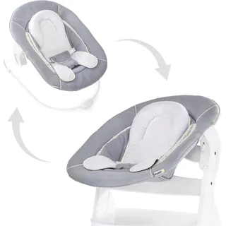 hauck Alpha Bouncer 2in1 sitter and highchair seat Stretch Grey