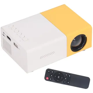 Tbest leinwand Beamer, miniprojektor, Projektor tragbar Projektor 24 bis 60 Zoll 1920 x 1080 Auflösung, Großbildprojektor für Zuhause Freiluftkino-Film Kino, 110–240 V EU-Stecker