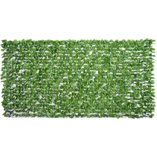 Outsunny Sichtschutzhecke 300 x 150 cm Grün Kunststoff