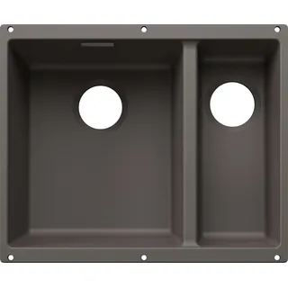 Subline 340/160-U Vulkangrau - 527 819 Granitspüle - Grau