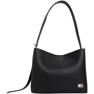 Tommy Hilfiger TOMMY JEANS TJW COOL HOBO Bag Damen Gr. B/H/T: 25,5cm x 21cm x 13cm, schwarz, (Black), One Size, Schwarz (Schwarz), One Size