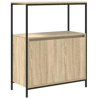 vidaXL Badschrank mit Regalen Sonoma-Eiche 76,5x35x95 cm