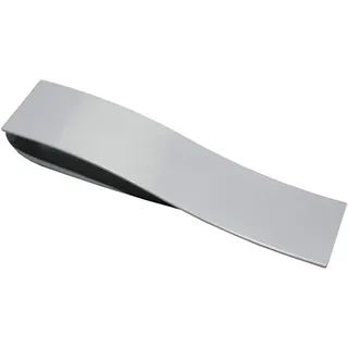 GARDINIA Raffspange Indira mit Magnetverschluss, Metall, Edelstahl-optik, 13 x 3 cm