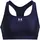 Armour Heatgear Padless Top Medium Support Blau S Frau