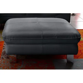 Cotta Hocker »Driver« mit edlen Metallfüßen schwarz