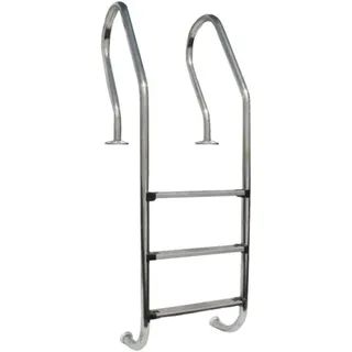 Gre Poolleiter grau/silber/weiß 50 x 162,5 cm