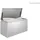 Loungebox 160 160 x 83,5 x 70 cm Silber-Metallic