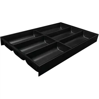 Blum AMBIA-LINE Besteckkasten mit Soft-Touch | Premium Schubladen-Organizer für moderne Küchenschublade & Schrank | schützt, sortiert & ordnet Besteck und Küchenhelfer | 47,5×30×5 cm | Grau/Weiß