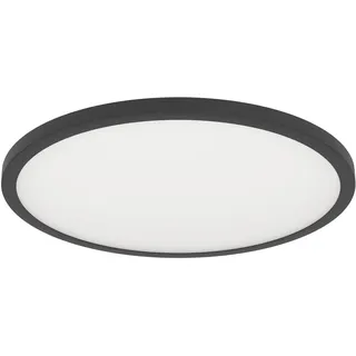 EGLO LED-Deckenleuchte Sarsina-Z CCT Ø 45 cm Schwarz - Weiß