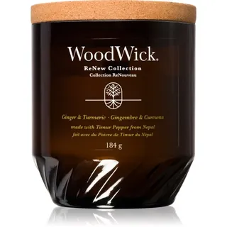 Woodwick Ginger & Turmeric Duftkerze mit Holzdocht 184 g