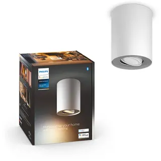 Philips Hue Pillar Single Spotlight - White - No Dimmer Switch