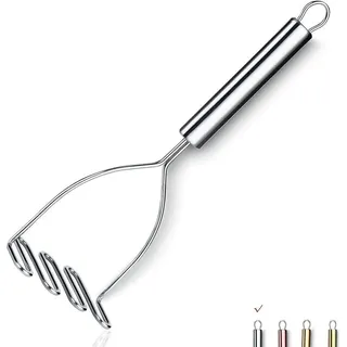 Edelstahl Kartoffelstampfer, Spiegelpolitur, Lebensmittel Utensil, Spülmaschinenfest