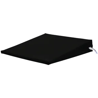 Sport-Tec Sitzkeilkissen VB 120 Sitzkissen Orthopädisch Keilkissen mit Kunstlederbezug, Auto Sitz Kissen, Büro Sitz Kissen, Sitzkeil