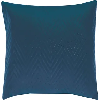 TOM TAILOR HOME Dekokissen »French Velvet Ultra«, aus weichem Micro-Velvet, Kissenhülle ohne Füllung, 1 Stück, blau