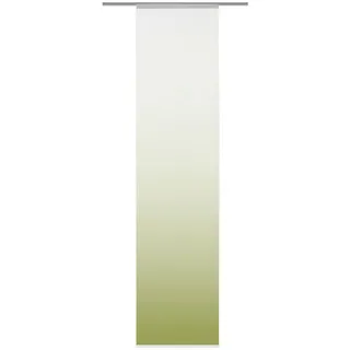 Schmidt W. Gmbh Flächenvorhang , Grün , Textil , Farbverlauf , 60x245 cm , mit Paneelwagen, Seidenoptik, mit Metallabschlussleisten , Heimtextilien, Vorhänge, Flächenvorhänge