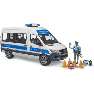 Bruder MB Sprinter Polizei Einsatzfahrzeug mit Light & Sound Modul (02683)