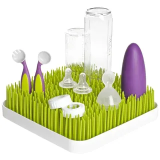 morkka Abtropfständer für Babyzubehör Spülmaschinenfestes Abtropfgestell für hygienisches Trocknen von Babyflaschen Schnullern und Geschirr (Green)
