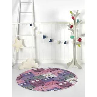 MANTAS MORA Kinderteppich aus Samt und rutschfest, 100% Polyester, Mikrofaser, super weich, speziell für Spiele H02