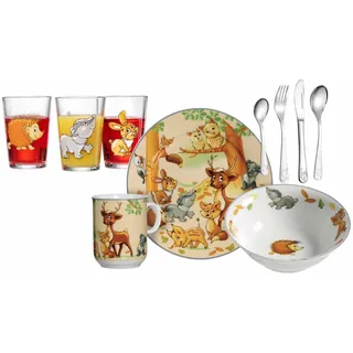 Ritzenhoff & Breker Waldtiere Kindergeschirr-Set 1-tlg. bunt