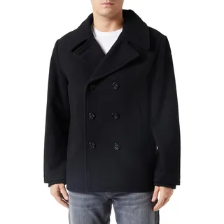 Schott NYC Seacoat Herren-Caban, Schwarz, XL
