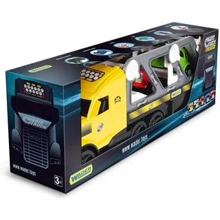 Wader Wader: Magic Truck Action Autotransporter mit kleinen Autos - 79 cm