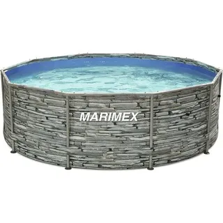Aufstellpool Framepool Marimex Florida rund Ø 366 cm ohne Zubehör Steinoptik