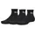 Socken-Set 3 Paare Schwarz/Weiß XL